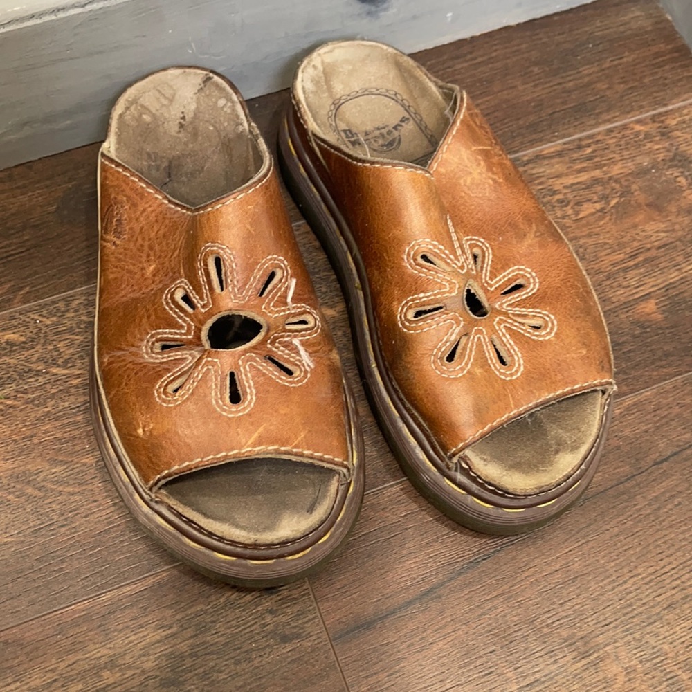 Dr Marten slip on sandals
